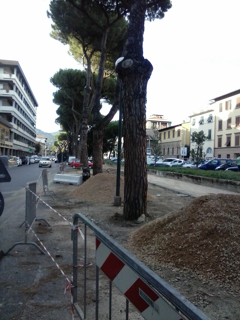 lavori in via Lungo l'Affrico 667