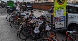 Il Comune di Firenze non ha comunicato  le manutenzioni alle rastrelliere per 4 mesi