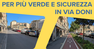 Raccolta firme per realizzare una nuova ciclabile su Via Doni